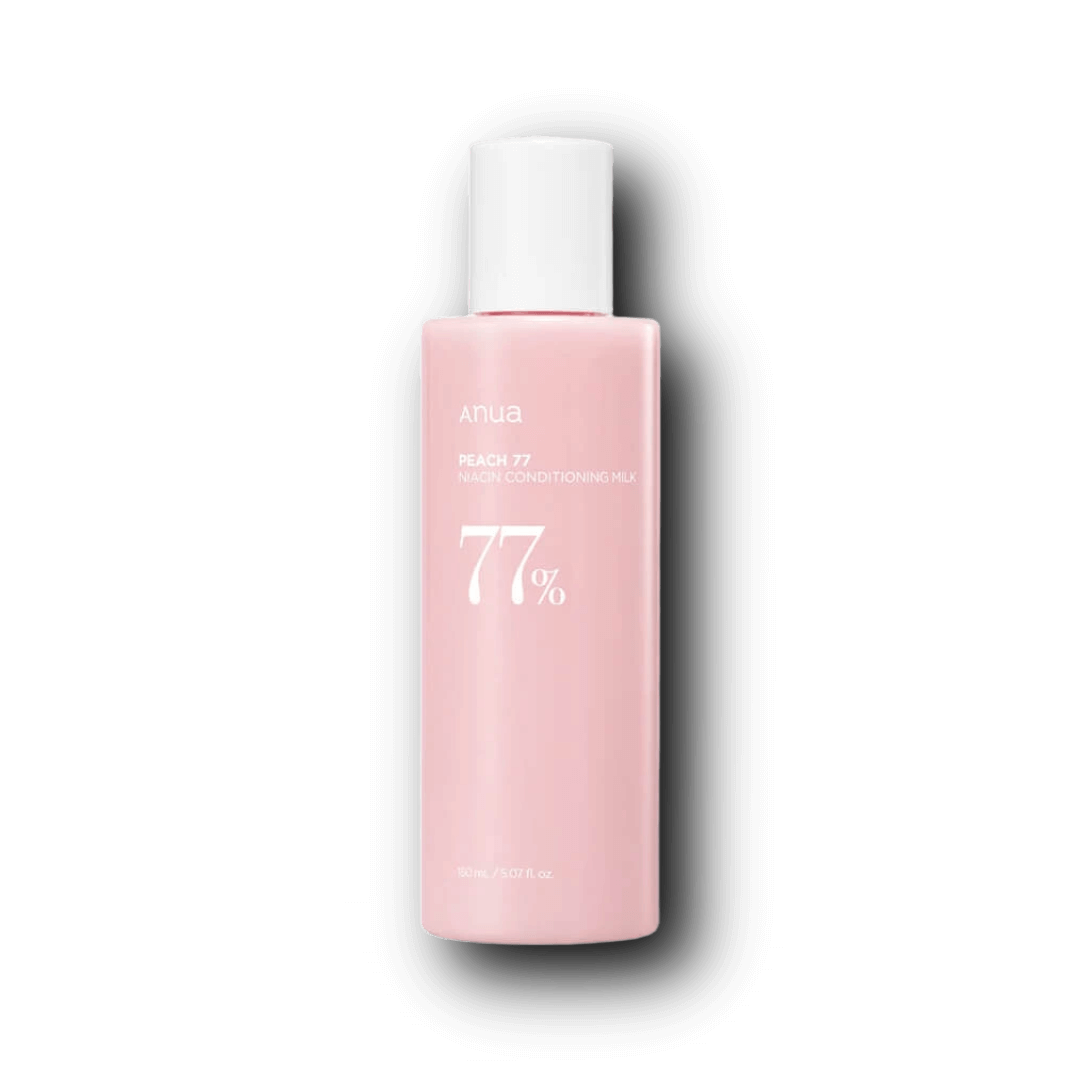 Anua Peach 77 Niacinamide Moisturizing Milk 150 ml – fuktgivande ansiktsmjölk med persikaextrakt och niacinamid