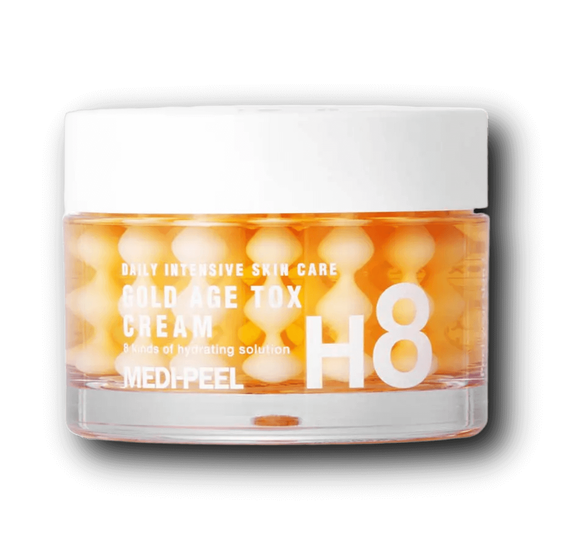 MEDI-PEEL Gold Age Tox H8 Cream 50 ml – anti-age kräm med peptider, hyaluronsyra och 24K guld
