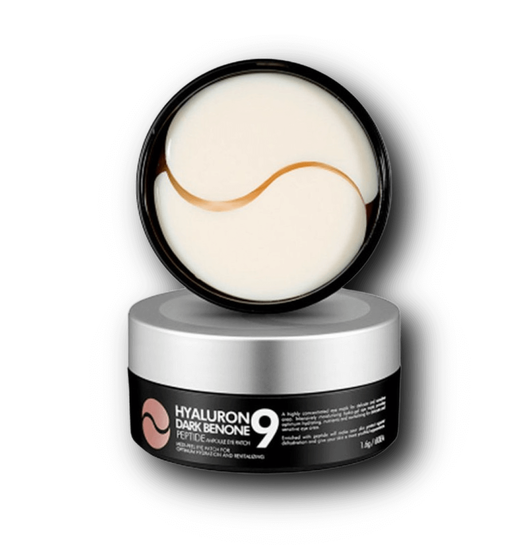 MEDI-PEEL Hyaluron Dark Benone 9 Peptide Ampoule Eye Patch 60 st – ögonpatch med hyaluronsyra, peptider och diamantpulver