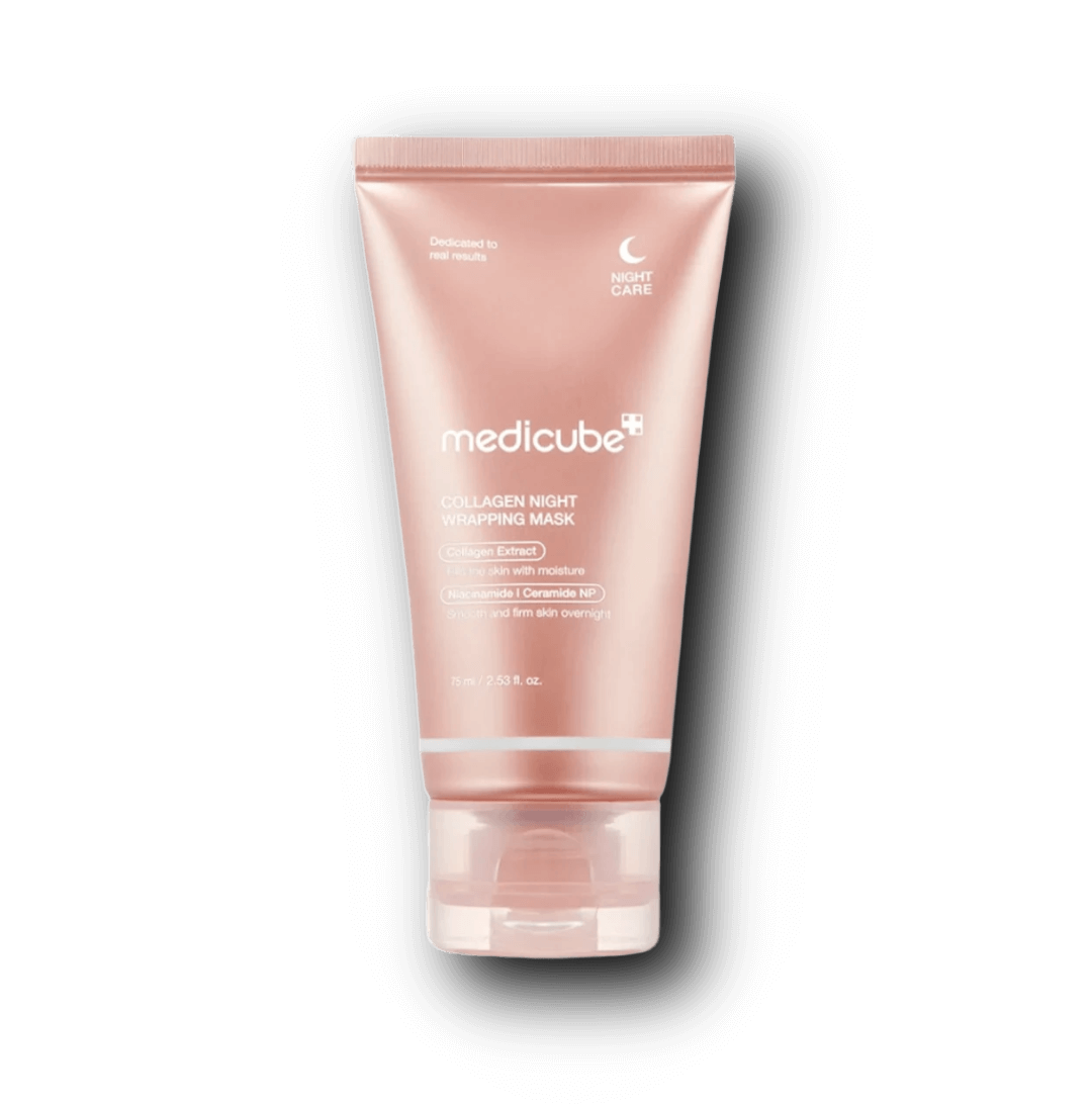 Medicube Collagen Night Wrapping Mask 75 ml – nattmask med kollagen, hyaluronsyra och ceramider